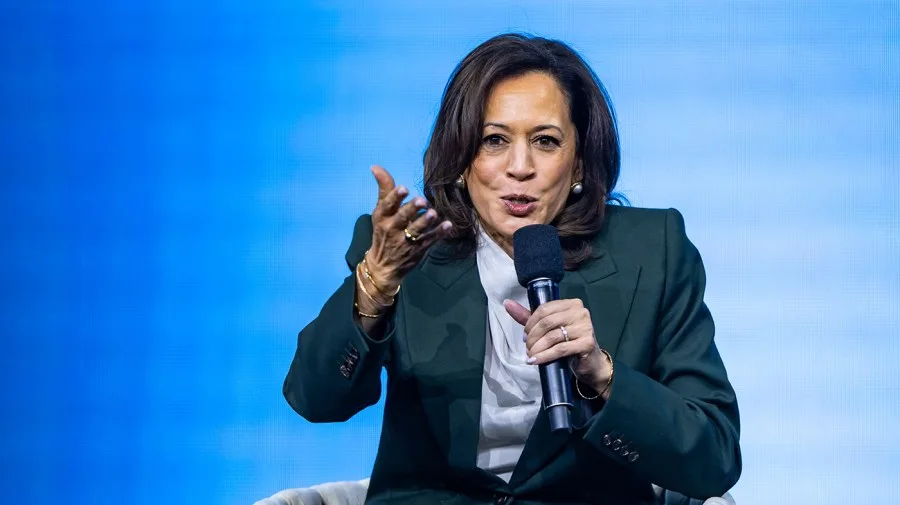 Harris says Trump's move to ban news outlets shows ‘the man is afraid’