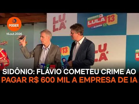 Flávio cometeu crime ao pagar R$ 600 mil a empresa de IA, diz Sidônio