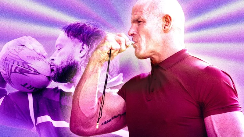 Former footy stars celebrate ‘homoerotic nature’ of contact sport in new music video
