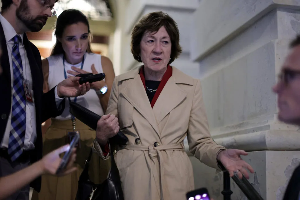 Maine Dems hammer Collins over report of pay-to-play probe. GOP senator calls it 'completely false'