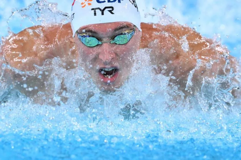 En tête à mi-course, Maxime Grousset se contente de la médaille d'argent sur le 100 m papillon aux Championnats d'Europe