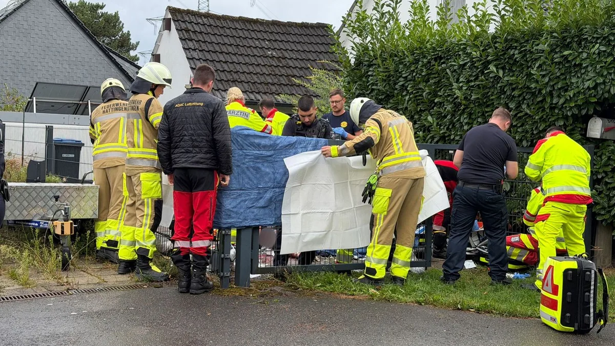 Kriminalität: Mordkommission ermittelt nach Angriff in Hattingen