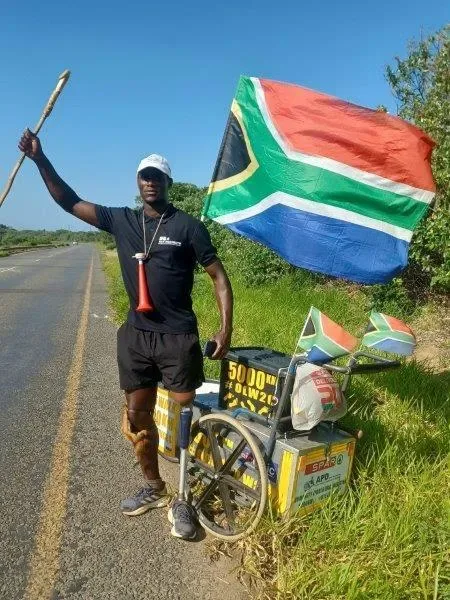 Prosthetic leg, unbreakable spirit: King Nipho’s mission