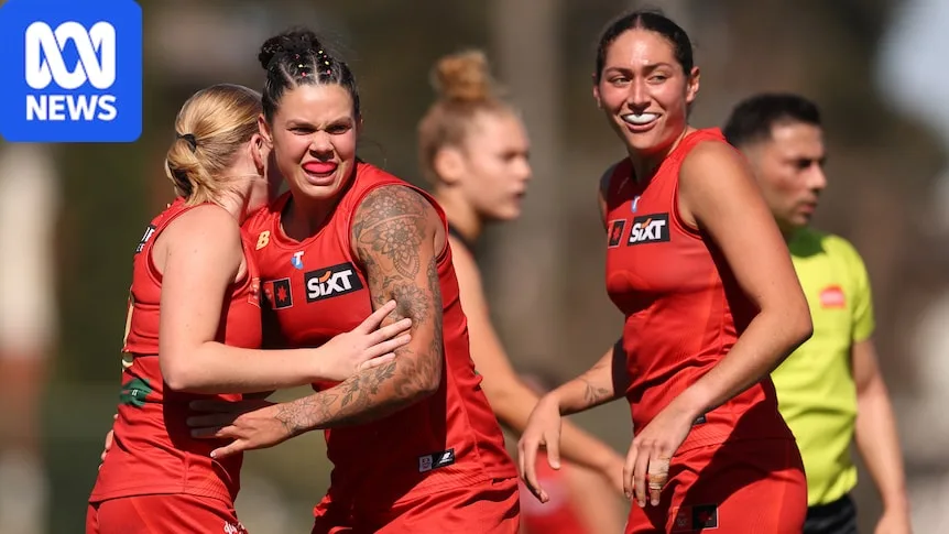 Suns surge to victory, Tigers survive Giants comeback in AFLW