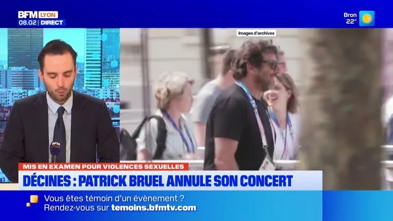 Patrick Bruel annule son concert à la LDLC Arena, tout comme sa tournée d'automne