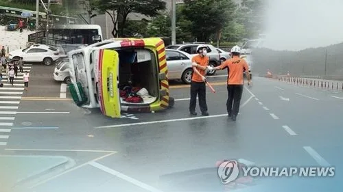 5년간 소방·구급차 사고 1천73건…민간인 포함 2천151명 피해