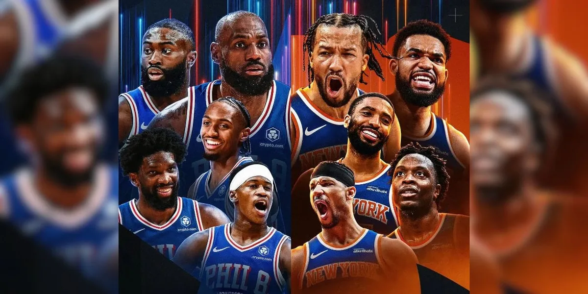 NBA define Knicks contra 76ers de LeBron em rodada de abertura, e ingressos superam US$ 2 mil