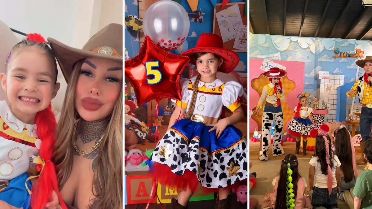 Así celebró Tamara Báez los cinco años de Jamaica, su hija con L-Gante: temática de Toy Story y un mensaje emotivo