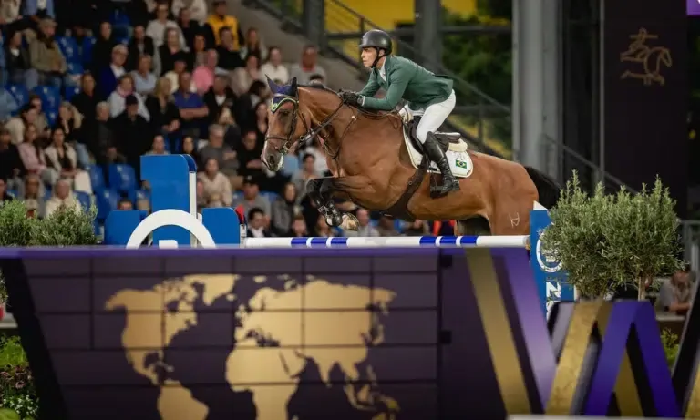 Rodolpho Riskalla fecha Mundial de paradestramento na 15ª colocação em Aachen