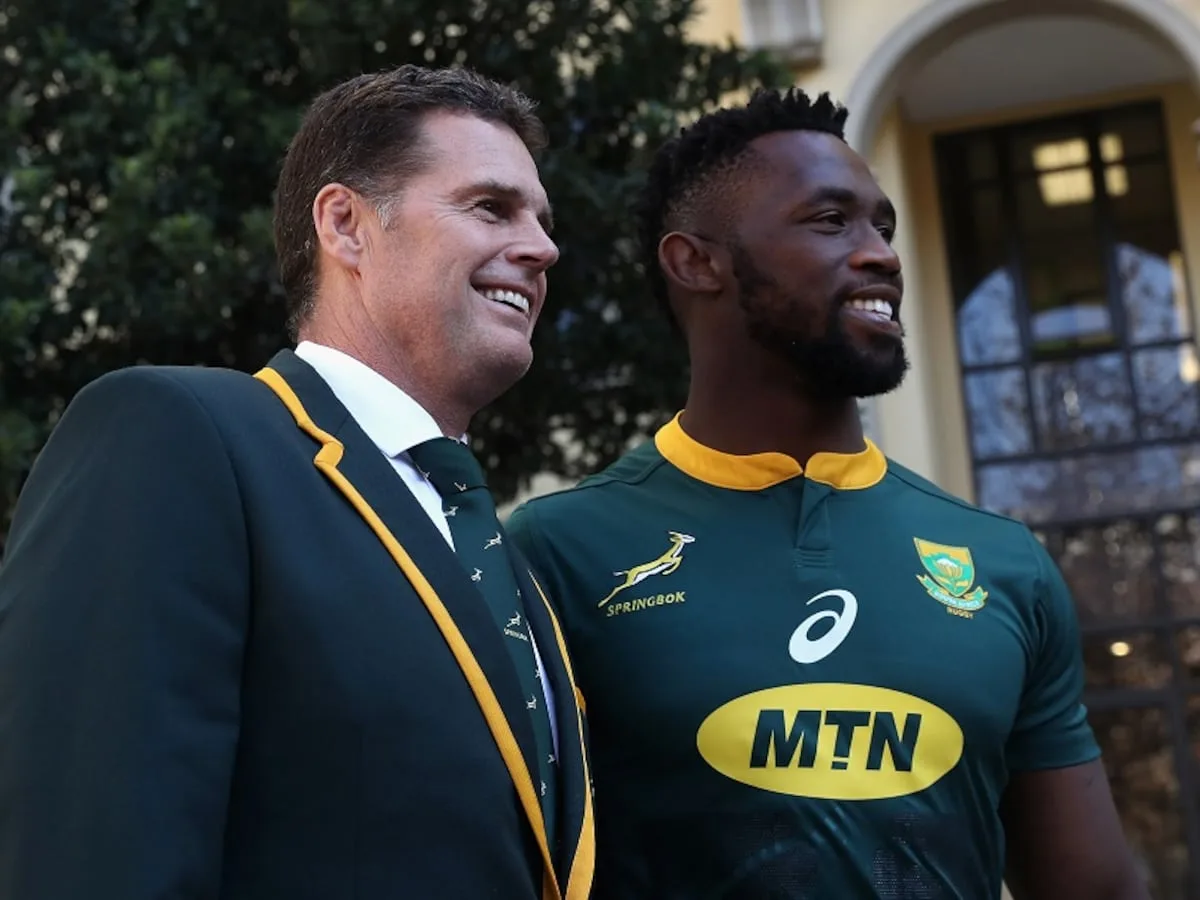 Kolisi and Erasmus say win over the All Blacks is for South Africa