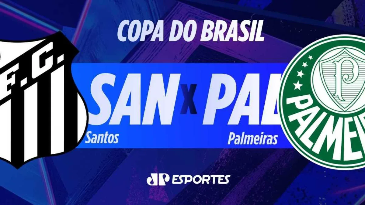 Santos x Palmeiras: acompanhe ao vivo a transmissão da Jovem Pan