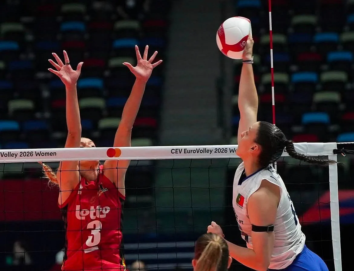 Portugal perde com Bélgica e continua sem vencer em Europeus de voleibol feminino