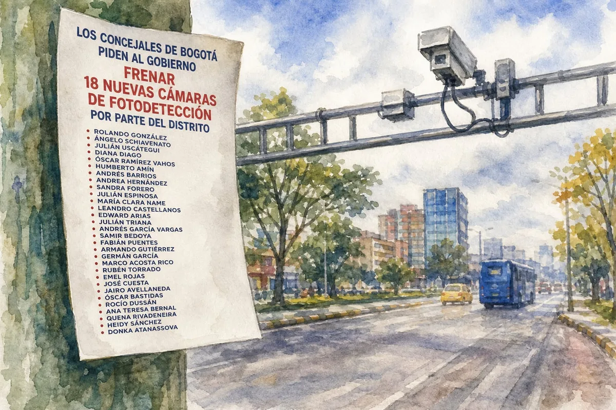 Más de 30 concejales exigen al Gobierno detener la instalación de 18 nuevas cámaras de fotodetección y auditar las ya existentes en Bogotá