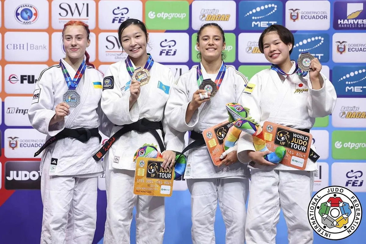 Sofia Gaspar conquista bronze nos Mundiais de cadetes de judo