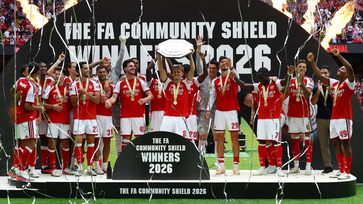 Arsenal goleó al Manchester City y se consagró campeón de la Community Shield: el inédito gol a los 24 segundos