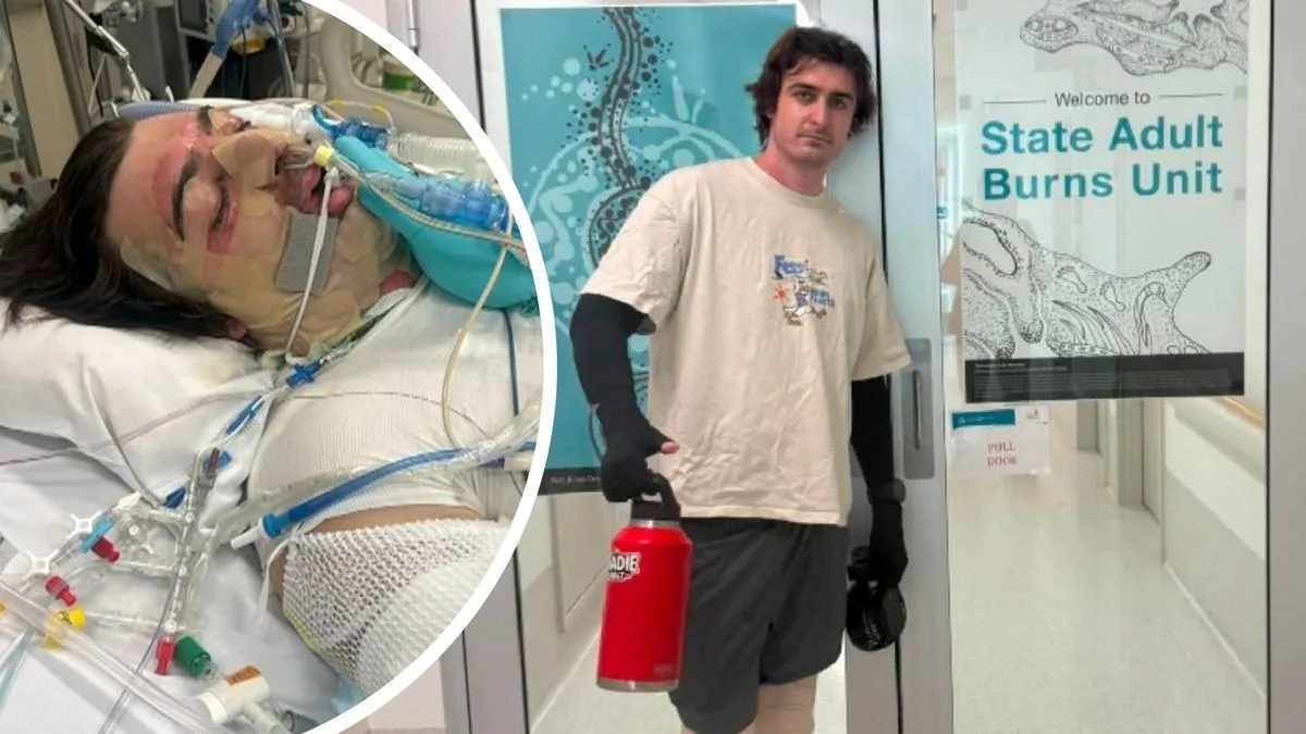 ‘Long road ahead’: Miracle update for Perth tradie Lachie Perrem who’s robot vacuum left him fighting for life