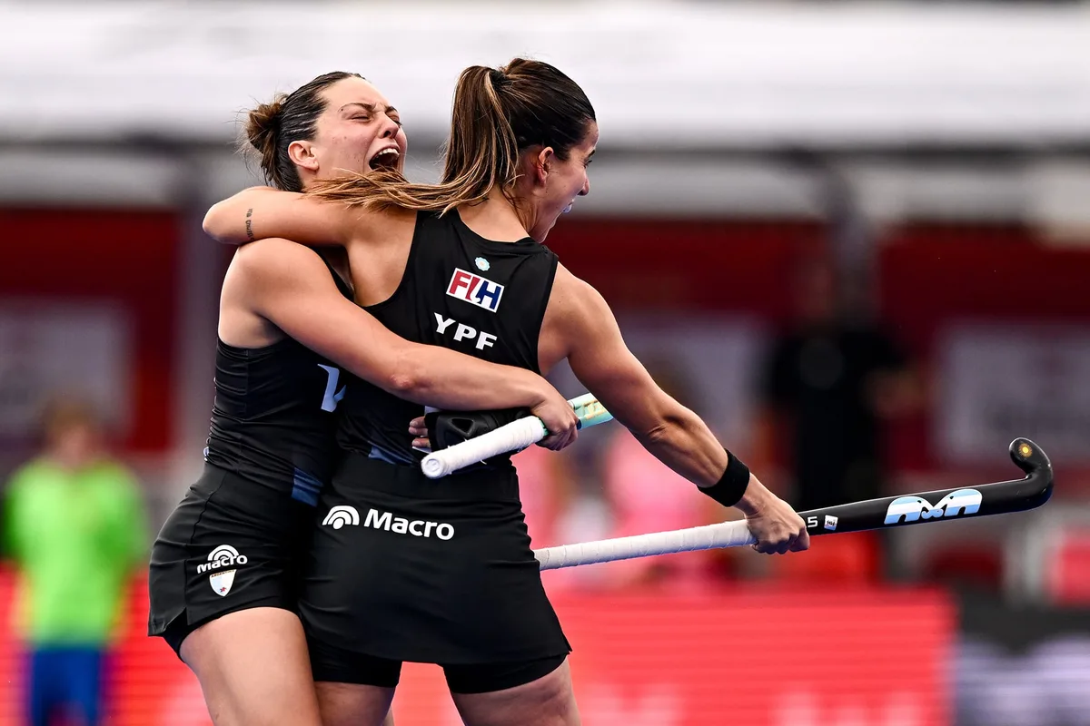 Las Leonas vencieron por 3 a 2 a Alemania en el Mundial de hockey sobre césped