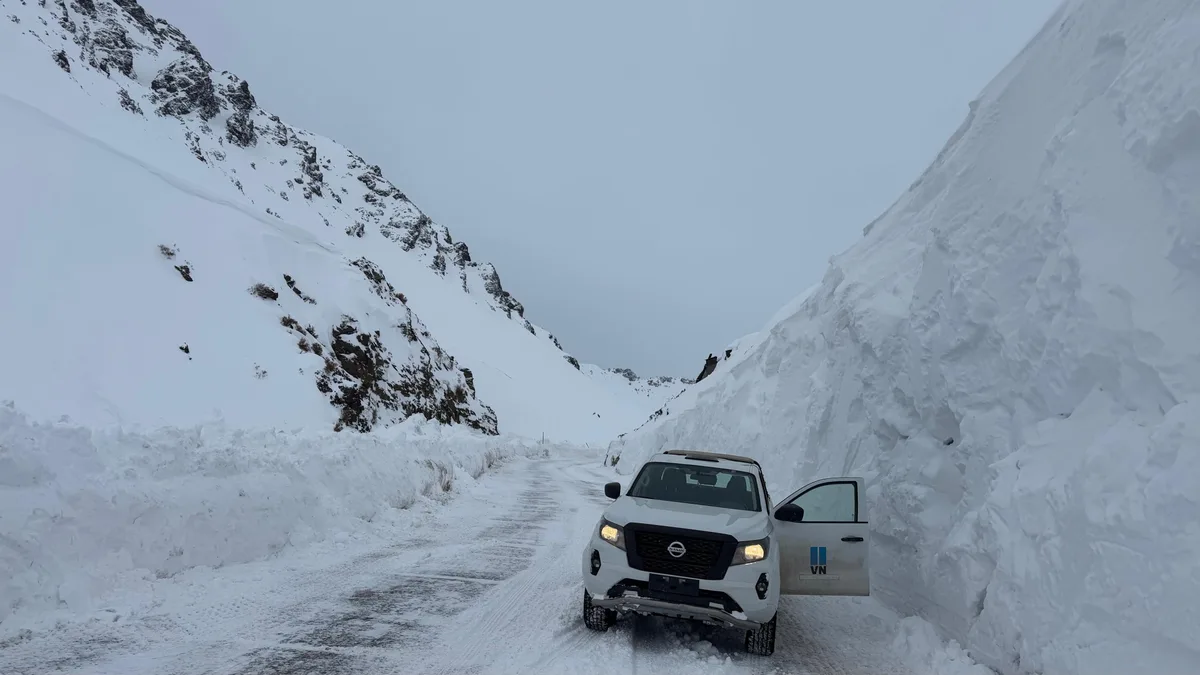 “Tránsito seguro”: reabren al turismo un paso fronterizo que estuvo cerrado 34 días por intensas nevadas