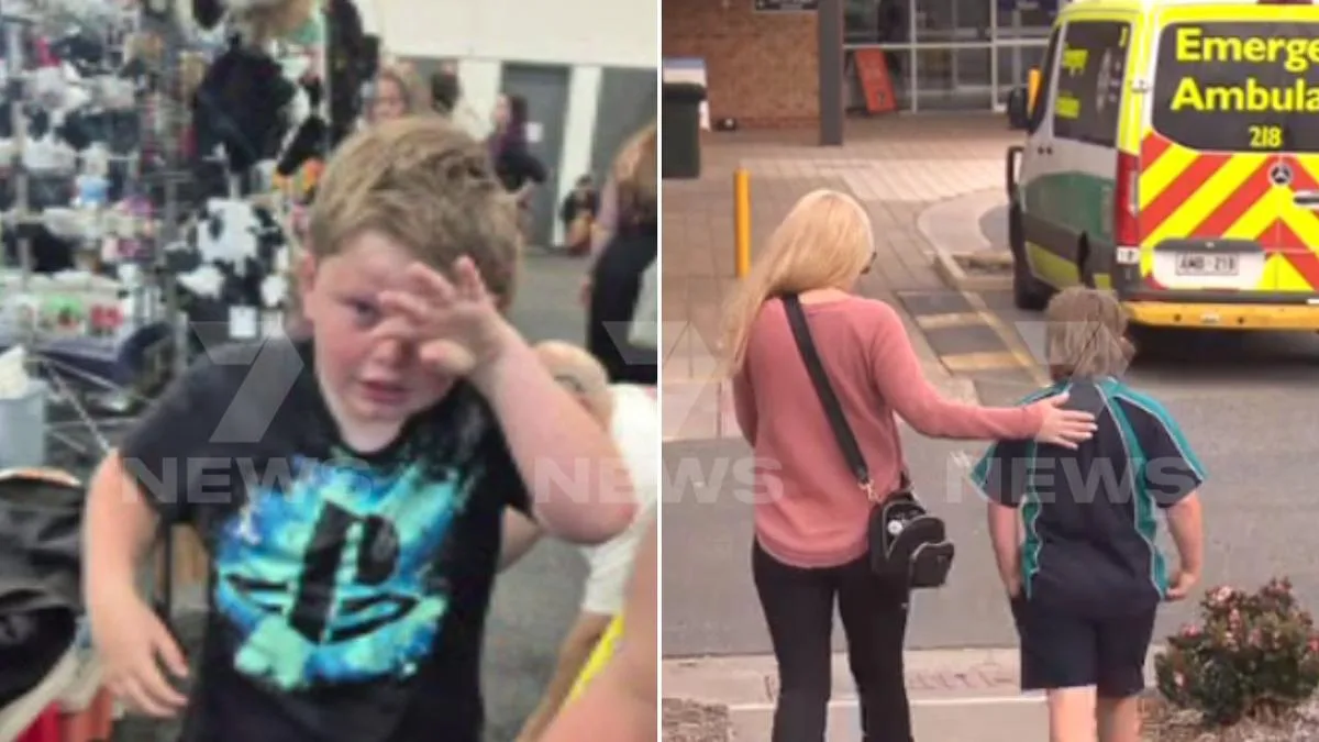 Young boy treated in hospital after squishy toy explodes in his face at Royal Adelaide Show