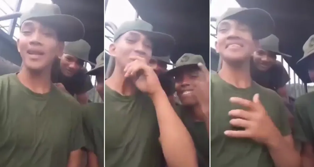 VIDEO: tres uniformados de la GNB tuvieron el viaje de sus vidas tras consumir "perico" y alcohol