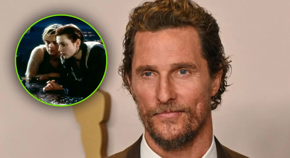 “Salí creyendo que era mío, pero fue de Leonardo DiCaprio”, la confesión de Matthew McConaughey sobre Titanic