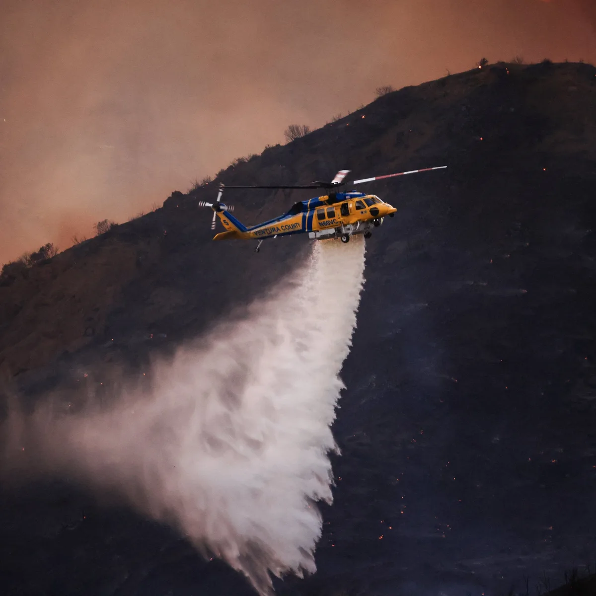 Firefighters Race to Control California Wildfires as Winds Threaten to Spark More