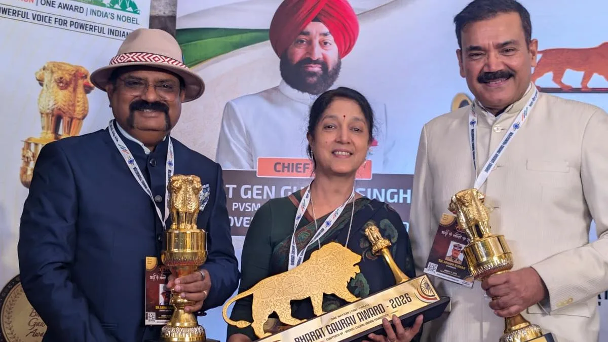 Shruti Mallpani receives Bharat Gaurav Award 2026