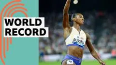 Second world record of the night in Zurich goes to Russell in the 100m hurdles