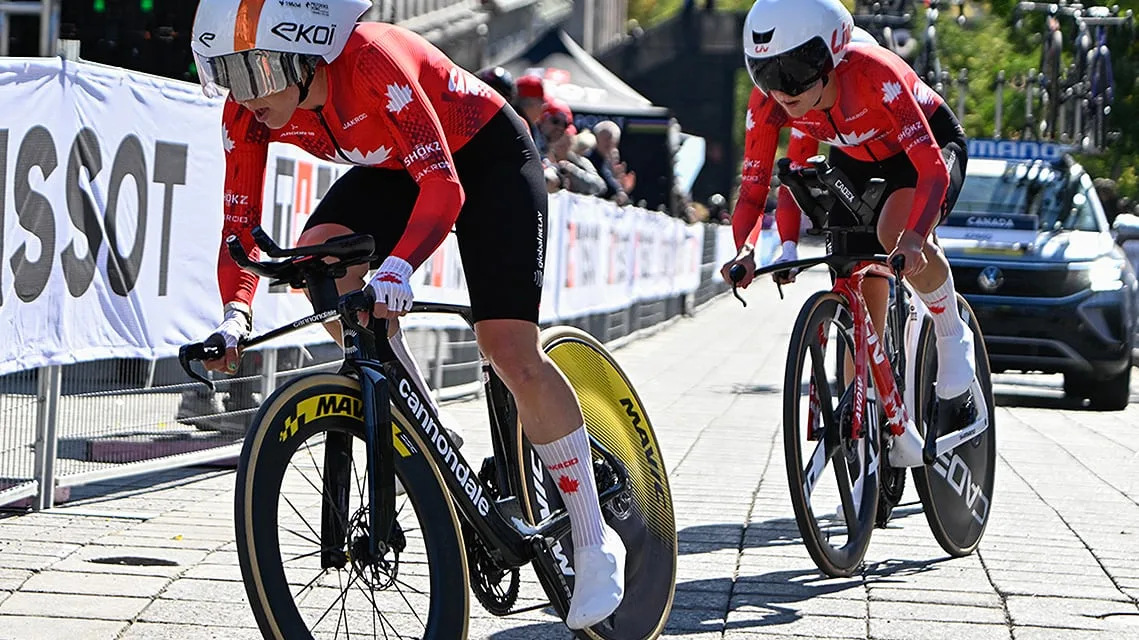 Canada 9th in mixed relay team time trial at road cycling world championships
