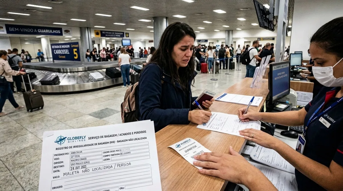 Passageiro despacha a mala, chega ao destino sem a bagagem e a companhia aérea nega o reembolso de parte dos gastos após analisar os comprovantes apresentados