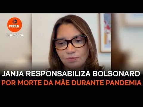 Janja responsabiliza Bolsonaro por morte da mãe durante a pandemia