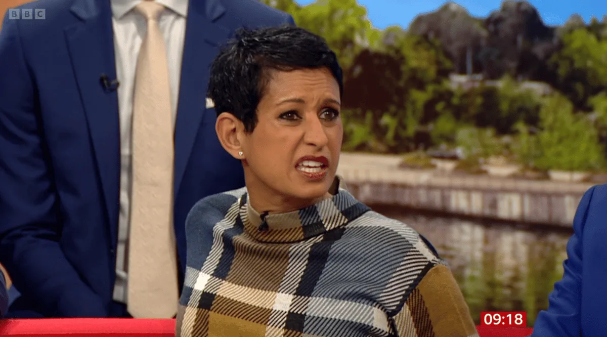 Naga Munchetty has savage reaction to BBC Breakfast colleague's explicit joke and 'salary' dig