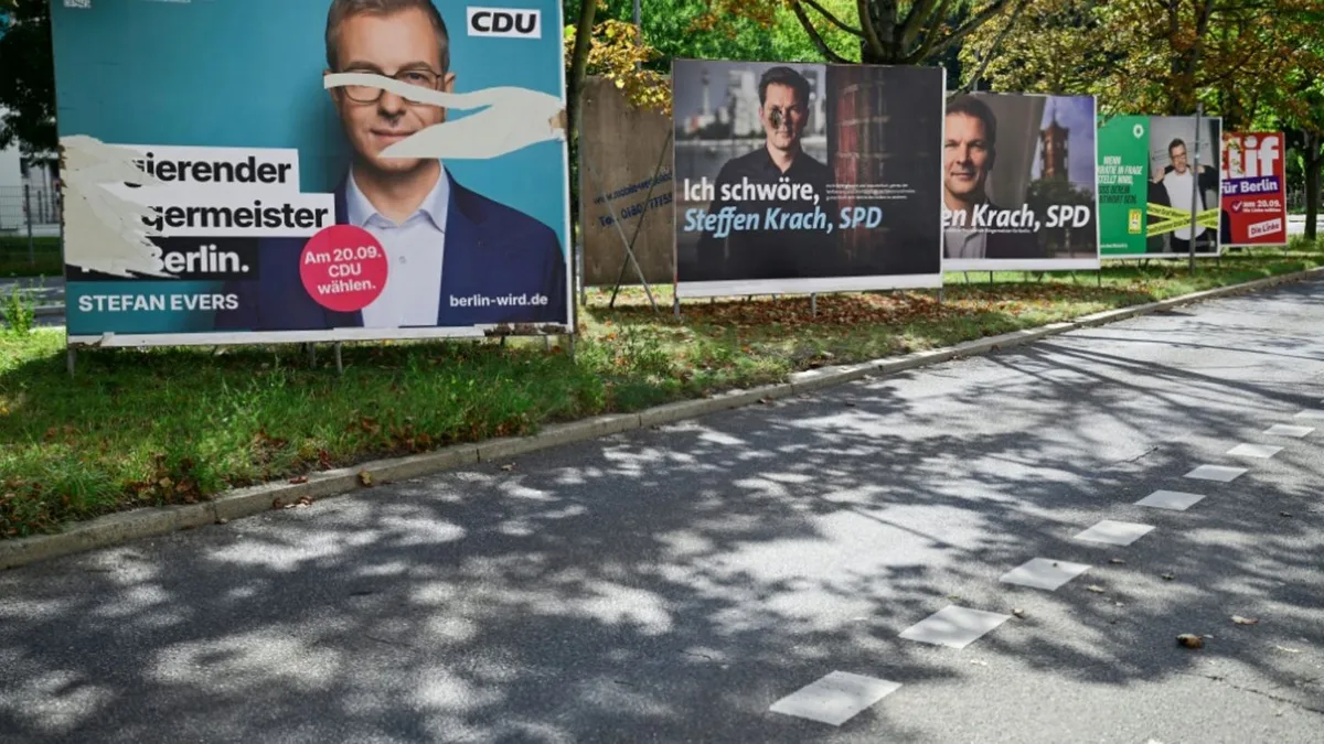 Berlin wählt neues Abgeordnetenhaus - CDU und Linkspartei ringen um Sieg