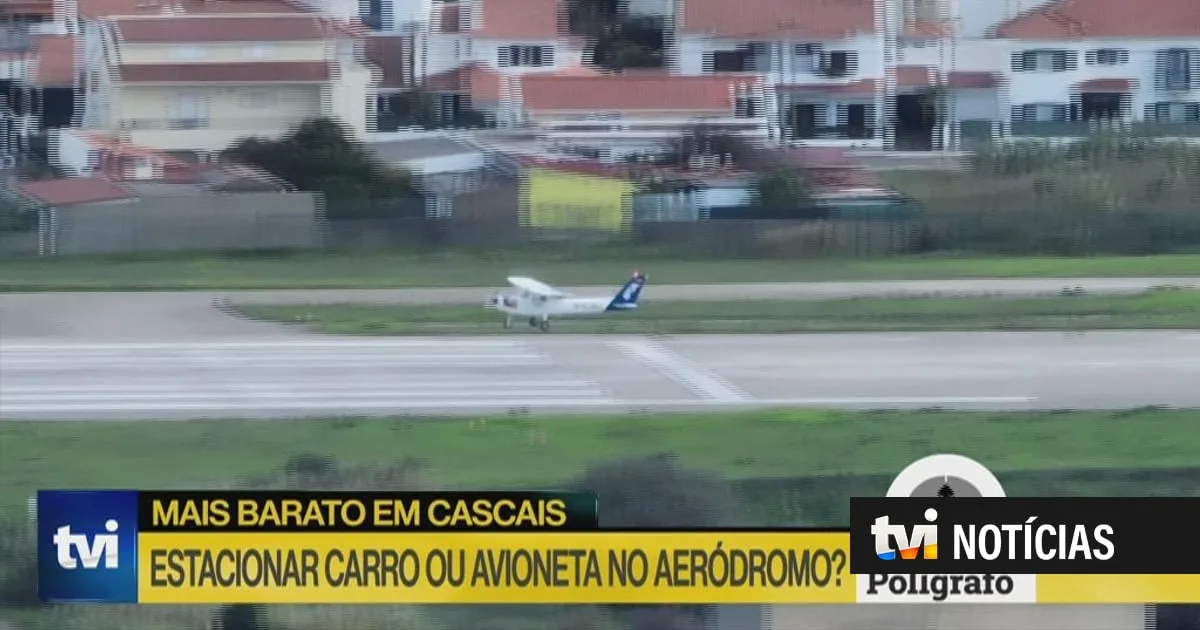 Polígrafo. Em Cascais é mais barato estacionar o carro ou a avioneta?