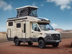 Neuheiten beim Caravan Salon: Fünf neue Reisemobile auf Sprinter-Basis - Allrad, Carbon und Dachzelte