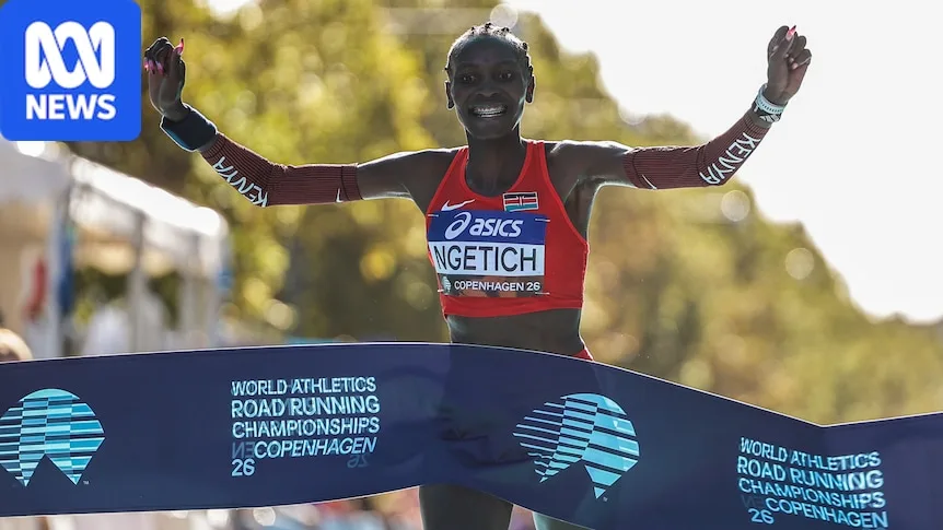 Kenyan breaks women-only half marathon world record by a second