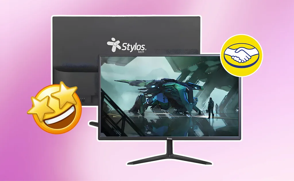 Es el monitor más vendido de Mercado Libre, cuesta solo 699 pesos y tiene muy buena calificación de los clientes