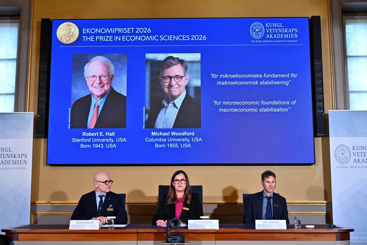 Nobel Prize in Economics awarded to Robert Hall and Michael Woodford for work on stabilizing economies