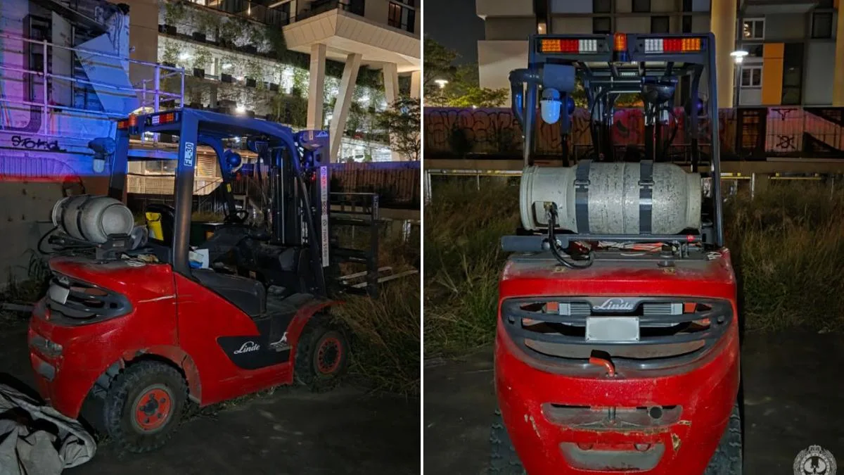 Boy, 12, charged after alleged forklift joyride through Adelaide CBD