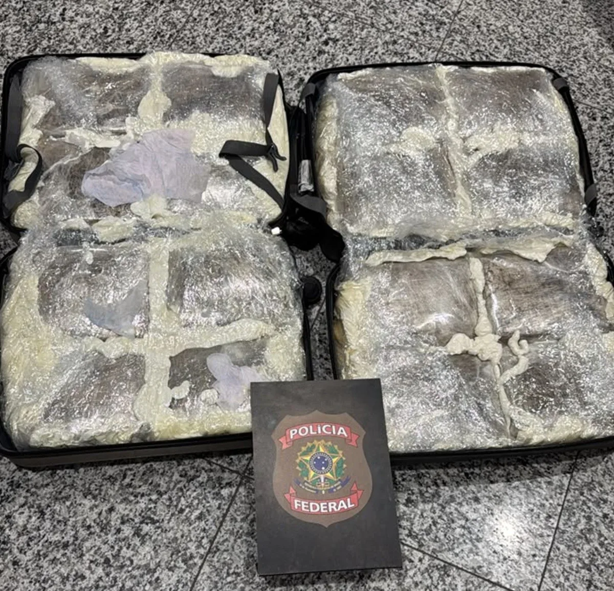 PF prende passageira e apreende quase 34 quilos de skunk em malas no Aeroporto do Recife; VÍDEO