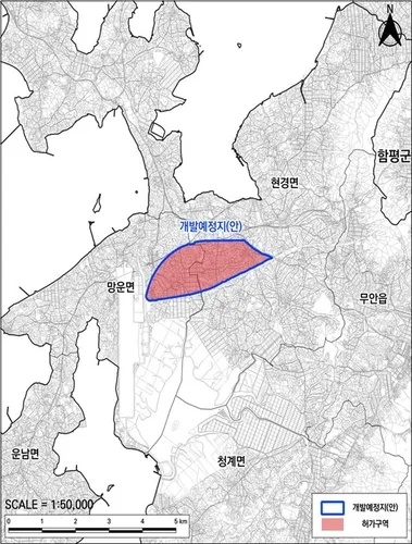 무안 국가산단 후보지 3.47㎢ 토지거래허가구역 지정