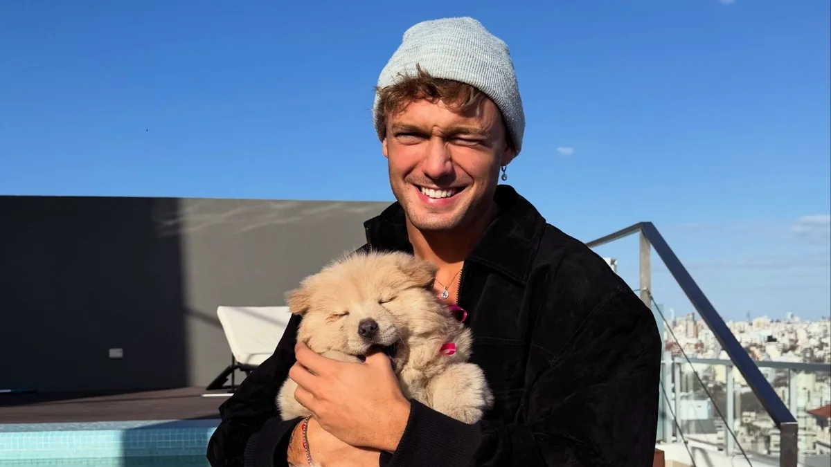 La felicidad de Ian Lucas por la llegada de una nueva integrante a su familia: el tierno video