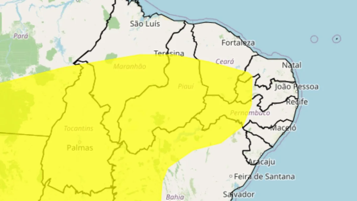 Previsão do Tempo: mais de 200 cidades do Piauí estão sob alerta de baixa umidade
