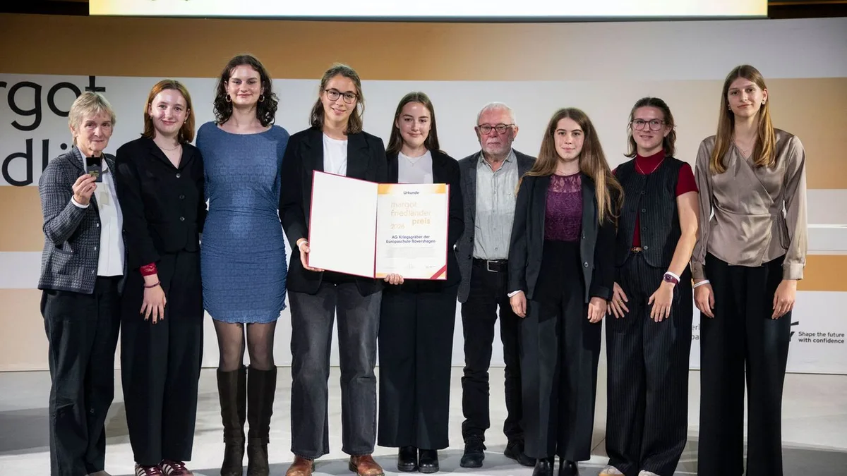 Auszeichnung: Margot Friedländer Schulpreis für Europaschule Rövershagen