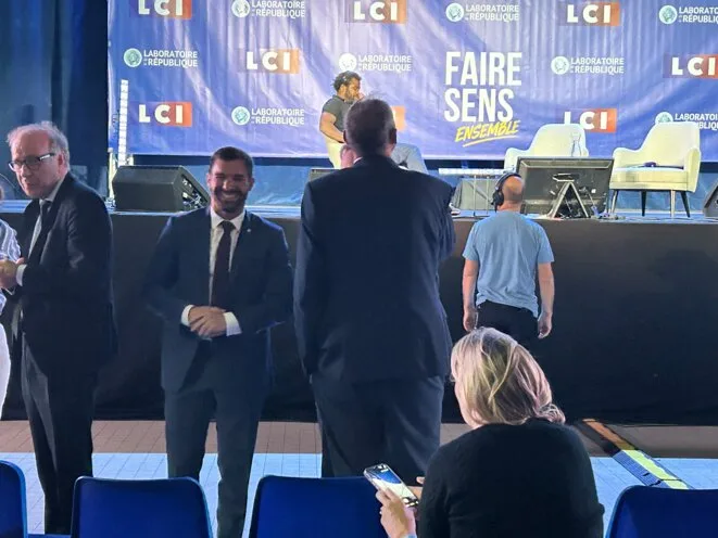 L’embarrassante présence du député RN Julien Odoul à la rentrée politique des amis de Jean-Michel Blanquer