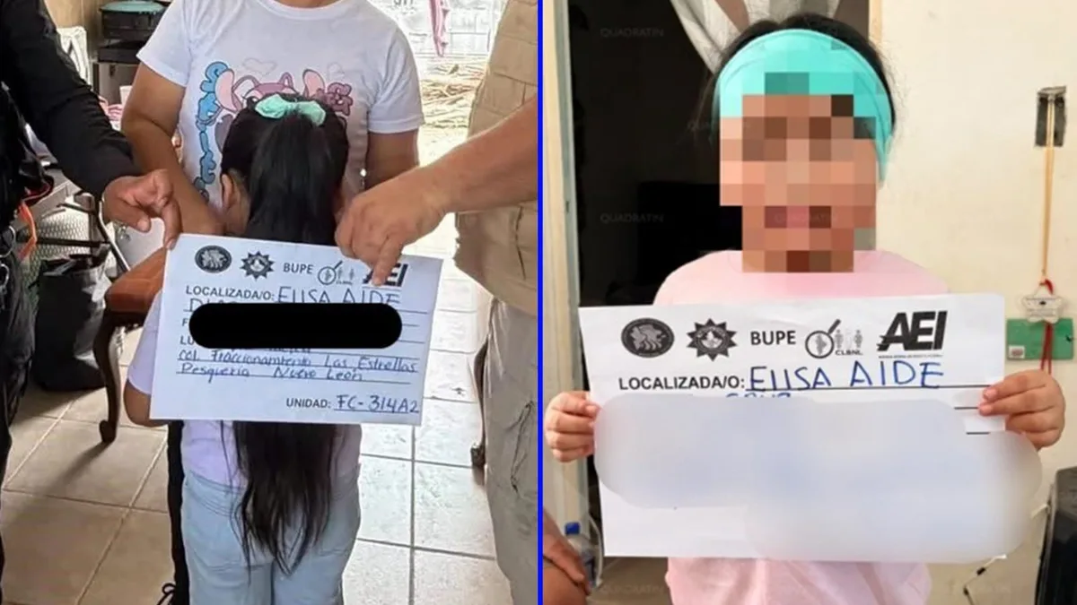 Su tía sustrajo a Elisa Aidé durante la pandemia de COVID-19; hallan a la menor con vida 6 años después