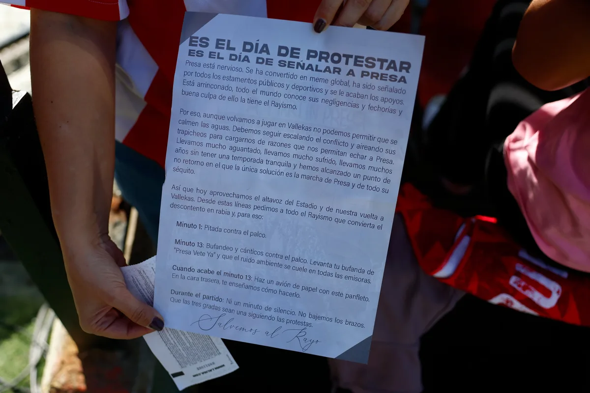 Comunicado del Rayo: “Un atentado planificado”