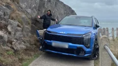 Shocked walker finds SUV blocking route on Wales Coast Path