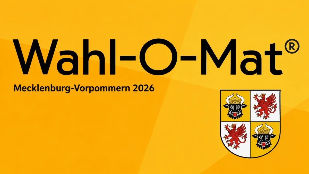 Wahl-O-Mat: Welche Partei steht Ihnen in Mecklenburg-Vorpommern am nächsten?