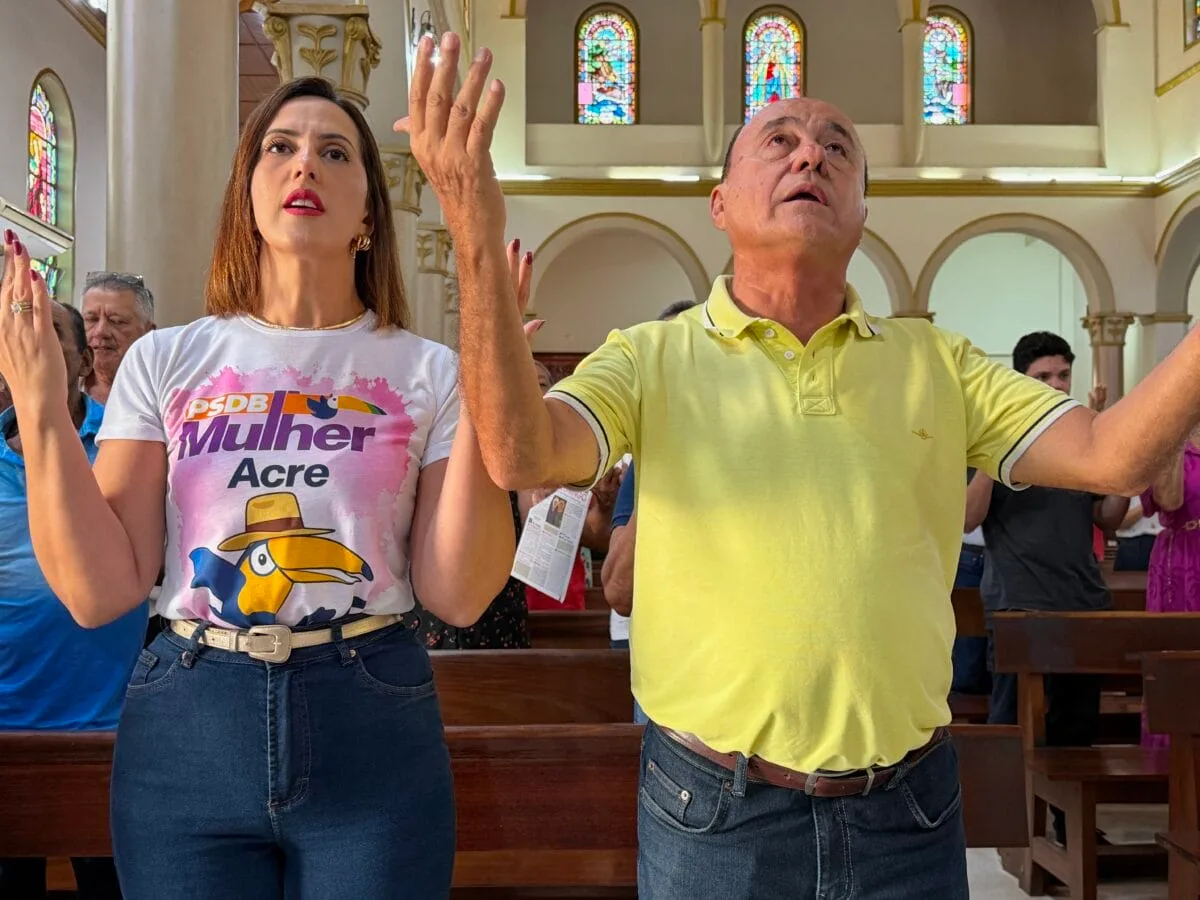 “Toda caminhada precisa que Deus abençoe”, diz Bocalom ao iniciar campanha participando de Missa